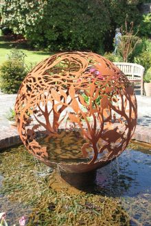 A re-purposed firepit