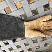 Margaret's leather gauntlets.